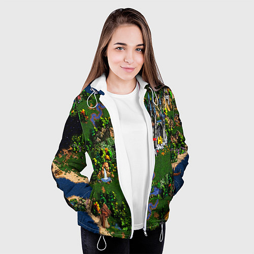 Женская куртка Heroes of Might and Magic / 3D-Белый – фото 3