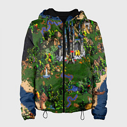 Куртка с капюшоном женская Heroes of Might and Magic, цвет: 3D-черный