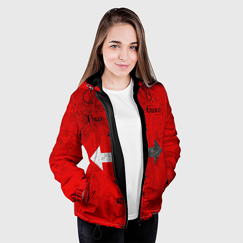 Женская куртка Three Days Grace / 3D-Черный – фото 3