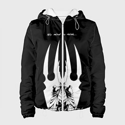 Куртка с капюшоном женская Hollow Knight, цвет: 3D-белый
