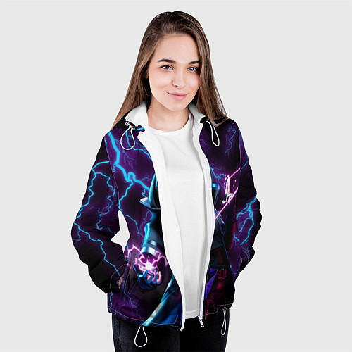 Женская куртка FORTNITE / 3D-Белый – фото 3