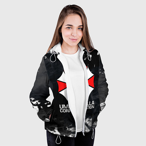 Женская куртка UMBRELLA CORP / 3D-Белый – фото 3