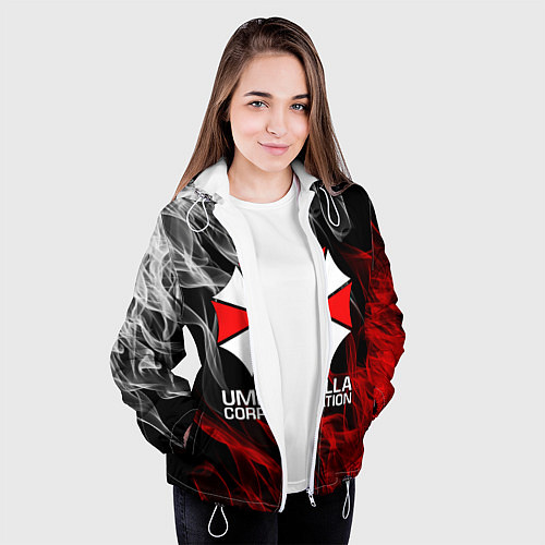 Женская куртка UMBRELLA CORP / 3D-Белый – фото 3