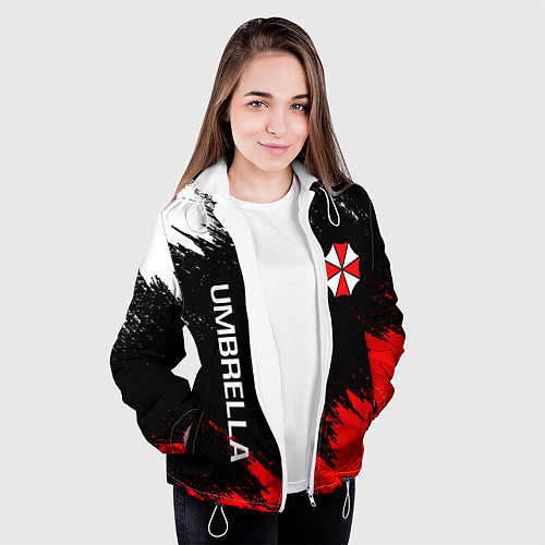 Женская куртка UMBRELLA CORP / 3D-Белый – фото 3