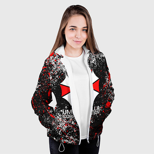 Женская куртка UMBRELLA CORP / 3D-Белый – фото 3