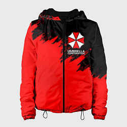 Куртка с капюшоном женская UMBRELLA CORP, цвет: 3D-черный