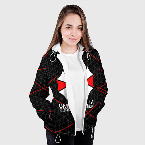 Женская куртка UMBRELLA CORP / 3D-Белый – фото 3
