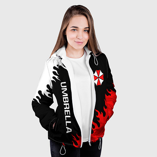 Женская куртка UMBRELLA CORP / 3D-Белый – фото 3