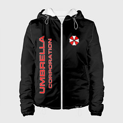Куртка с капюшоном женская Umbrella Corporation, цвет: 3D-белый