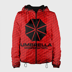 Куртка с капюшоном женская Umbrella Corporation, цвет: 3D-черный