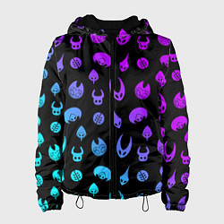 Куртка с капюшоном женская Hollow Knight, цвет: 3D-черный