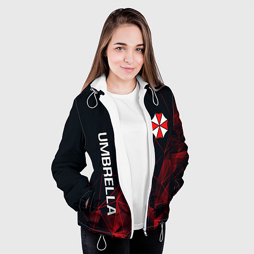 Женская куртка UMBRELLA CORP / 3D-Белый – фото 3