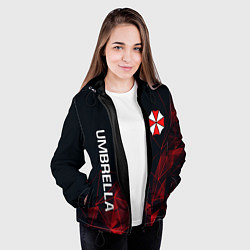 Куртка с капюшоном женская UMBRELLA CORP, цвет: 3D-черный — фото 2