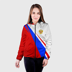 Куртка с капюшоном женская Россия, цвет: 3D-черный — фото 2