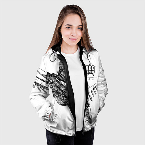 Женская куртка ВВС России / 3D-Черный – фото 3