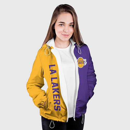Женская куртка LA LAKERS / 3D-Белый – фото 3
