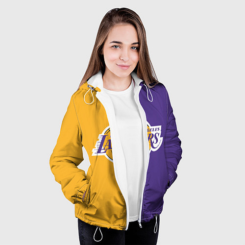 Женская куртка LA LAKERS / 3D-Белый – фото 3