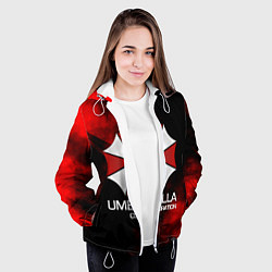 Куртка с капюшоном женская UMBRELLA CORP, цвет: 3D-белый — фото 2