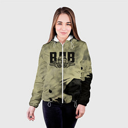 Куртка с капюшоном женская ВДВ, цвет: 3D-белый — фото 2