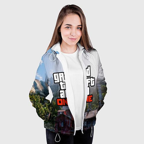 Женская куртка GTA Online / 3D-Белый – фото 3
