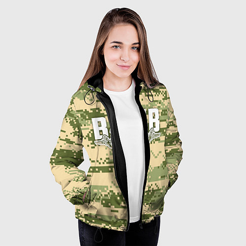Женская куртка ВДВ / 3D-Черный – фото 3