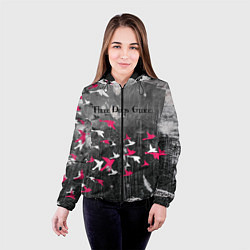 Куртка с капюшоном женская Three Days Grace art, цвет: 3D-черный — фото 2