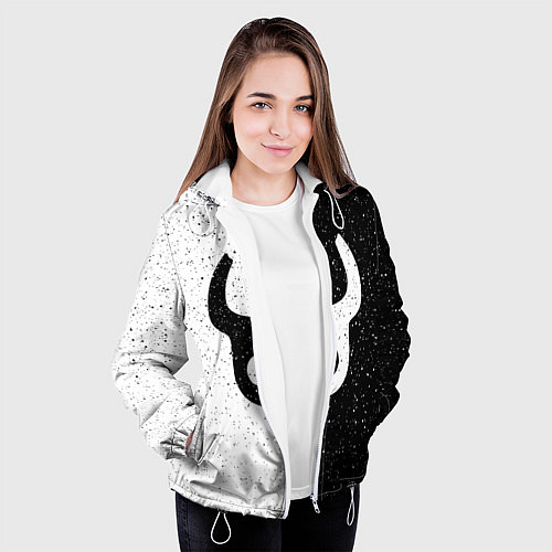 Женская куртка Hollow Knight / 3D-Белый – фото 3