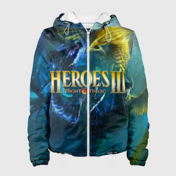 Куртка с капюшоном женская Heroes of Might and Magic, цвет: 3D-белый