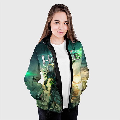Женская куртка Heroes of Might and Magic / 3D-Черный – фото 3