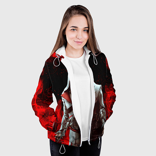 Женская куртка ASSASSINS CREED / 3D-Белый – фото 3