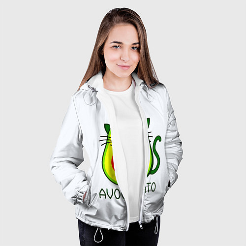 Женская куртка AVOGATO / 3D-Белый – фото 3