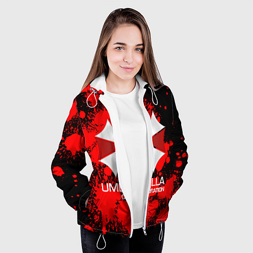 Женская куртка UMBRELLA CORP / 3D-Белый – фото 3