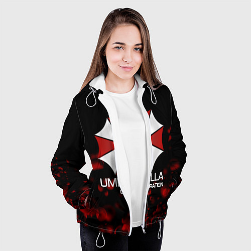 Женская куртка UMBRELLA CORP / 3D-Белый – фото 3