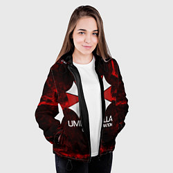 Куртка с капюшоном женская UMBRELLA CORP, цвет: 3D-черный — фото 2