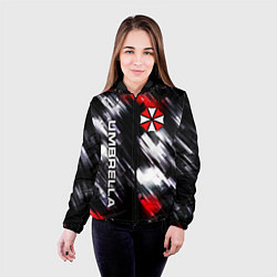 Куртка с капюшоном женская UMBRELLA CORPORATION, цвет: 3D-черный — фото 2