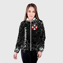 Куртка с капюшоном женская UMBRELLA CORPORATION, цвет: 3D-белый — фото 2