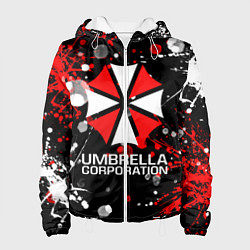 Куртка с капюшоном женская UMBRELLA CORPORATION, цвет: 3D-белый