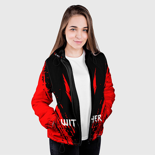Женская куртка THE WITCHER / 3D-Черный – фото 3