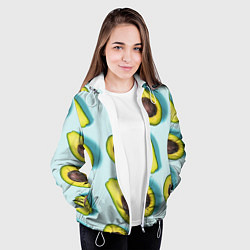 Куртка с капюшоном женская АВОКАДО, цвет: 3D-белый — фото 2