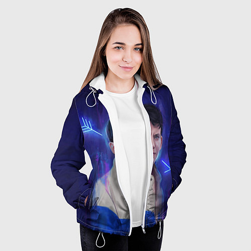 Женская куртка Отис / 3D-Белый – фото 3