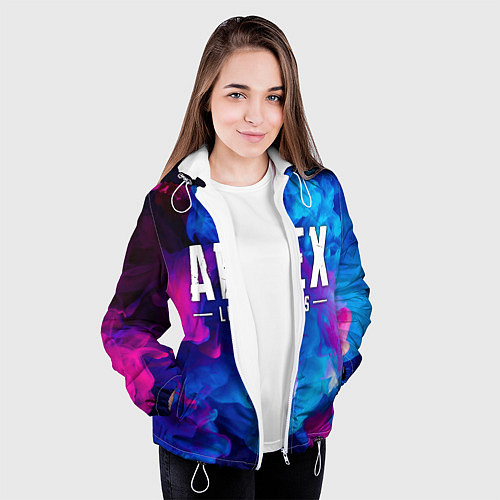 Женская куртка APEX LEGENDS / 3D-Белый – фото 3