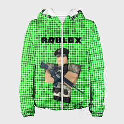 Куртка с капюшоном женская Roblox, цвет: 3D-белый