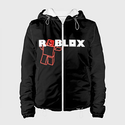 Куртка с капюшоном женская Роблокс Roblox, цвет: 3D-белый