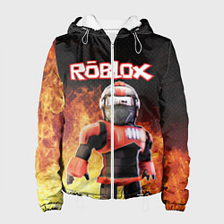 Куртка с капюшоном женская ROBLOX, цвет: 3D-белый