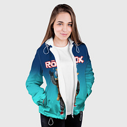 Куртка с капюшоном женская ROBLOX, цвет: 3D-белый — фото 2