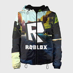 Куртка с капюшоном женская ROBLOX, цвет: 3D-черный