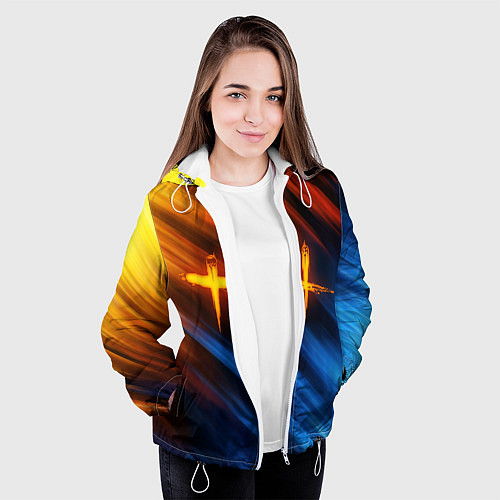 Женская куртка DEAD BY DAYLIGHT / 3D-Белый – фото 3