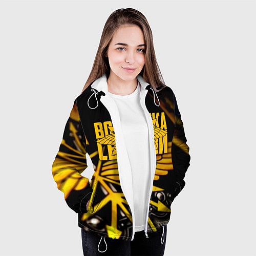 Женская куртка Войска связи / 3D-Белый – фото 3