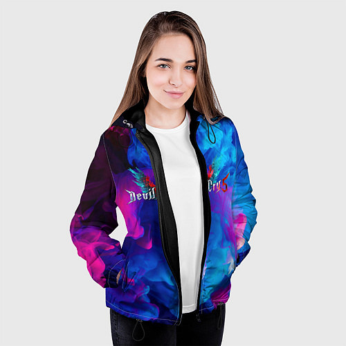 Женская куртка DEVIL MAY CRY DMC / 3D-Черный – фото 3