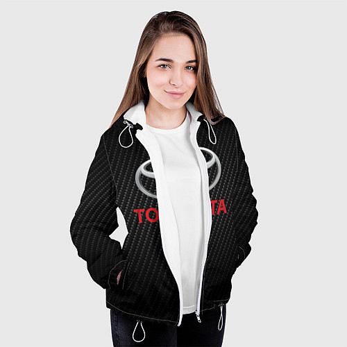 Женская куртка TOYOTA / 3D-Белый – фото 3